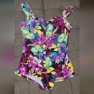 Azul plus‎ size one-piece Swimsuit 🩱